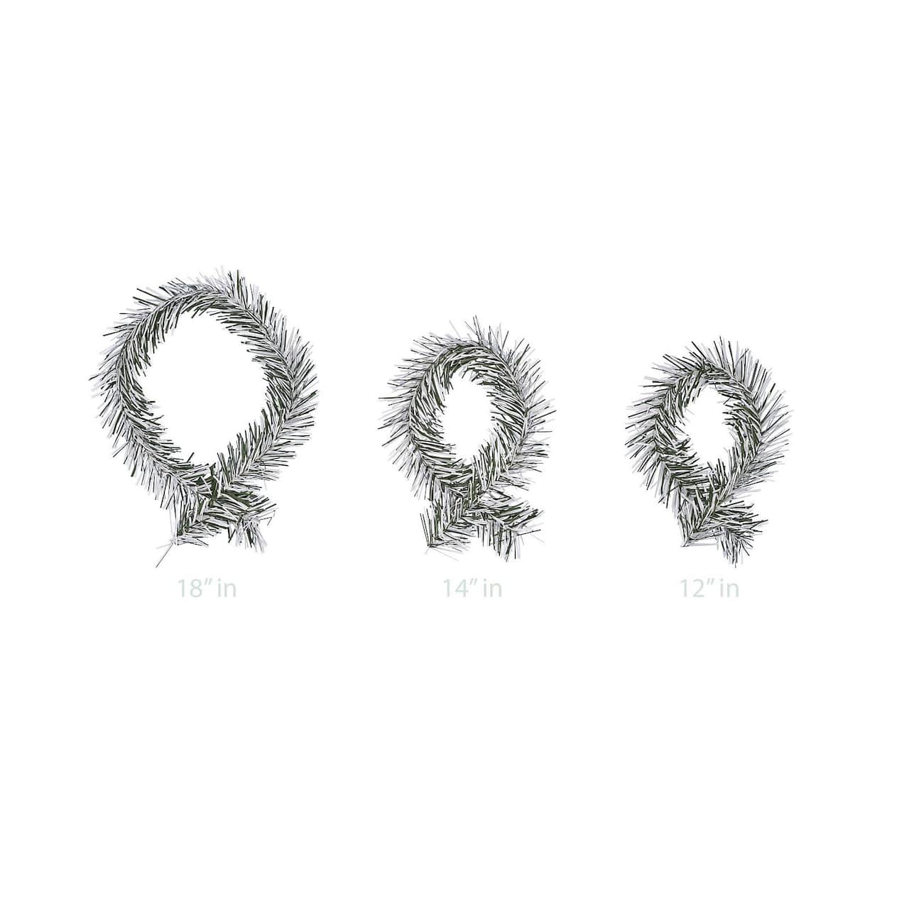 Haute Decor GarlandTies Frosted Noble Pine Assorted Ties